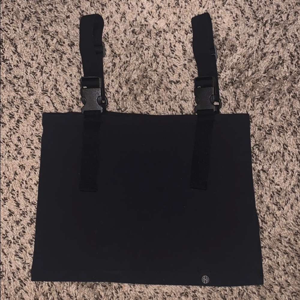 Tank top with buckles